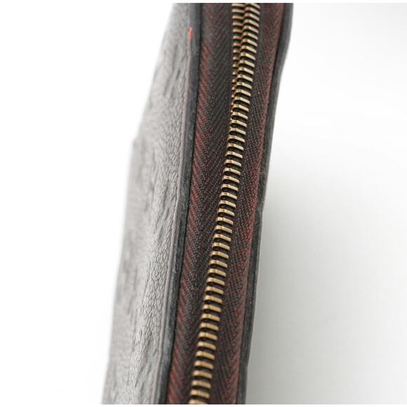 Louis Vuitton Empreinte Leather Black Zip Around Wallet — Monogram Embossed - Picture 11 of 11